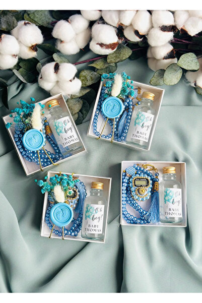 Mapel 10 Adet Zikirmatik, Tesbih ve Kolonya Doğum, Doğum Günü, Babyshower, Me...