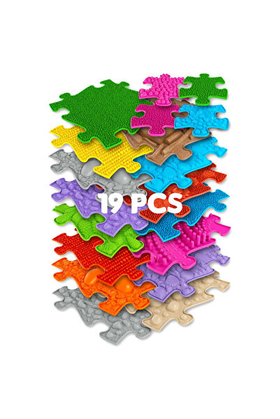 OEM Ortopedické senzorické puzzle Covoras Set XXL A Muffik