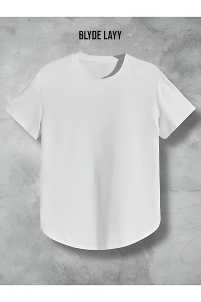 BLYDE LAYY Unisex Κόκκινο Λευκό Οβάλ Σετ μπλουζάκι 2 τεμ