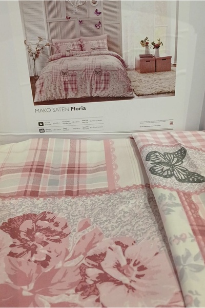 RIDVAN Mako Satin Double Bed Linen Set