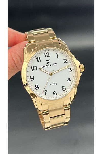 Daniel Klein Gold Wicker Cord Men's Wristwatch 3 Atm Waterproof