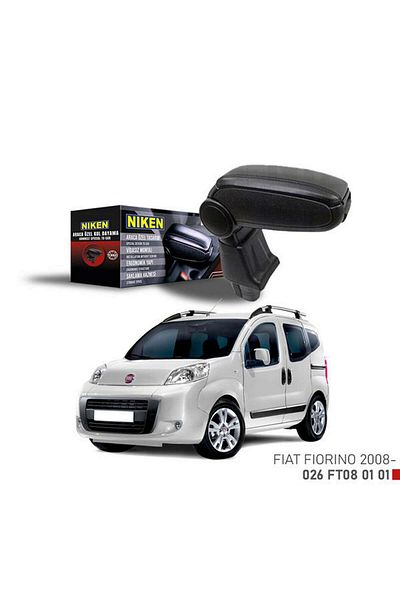 Universal Fiat Fiorino 08 Specific Armrest Black Vehicle-Specific