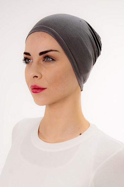 Şalcenneti.com Practical Smoked Color Bonnet with Snap Stitch