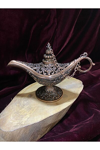 JETT AVM Bakır Zamak Buhardanlık, Bakır Zamak Tütsülük,nostalji Tütsülük, Home Dekor, 12-cm boy20-cm Genişlik