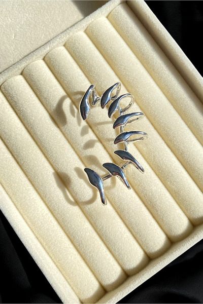 Diamara Designs Unisex Metal Coated Earring Earcuff Special Design Earring