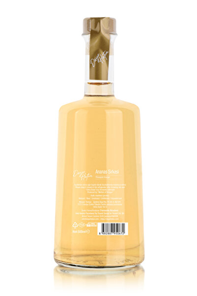 DAYE HATUN Ananas Sirkesi / Pineapple Vinegar (doğal Fermente Canlı Sirke / Naturally Fermented / 500 Ml)