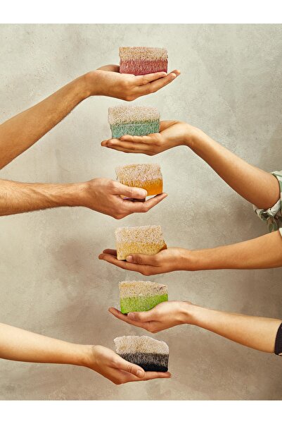 RUIADA صابون ألياف اليقطين بخلاصة الأرز الطبيعي 100% 130 جرام. (صناعة يدوية)