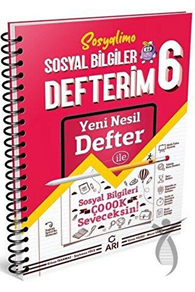 Arı Yayıncılık ARI YAYINLARI 6.Sınıf Sosyal Bilgiler Defterim