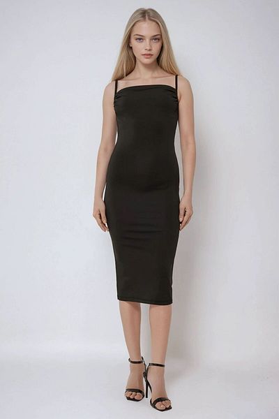 Hiccup Μίντι φόρεμα με γιακά Degaje Bodycon