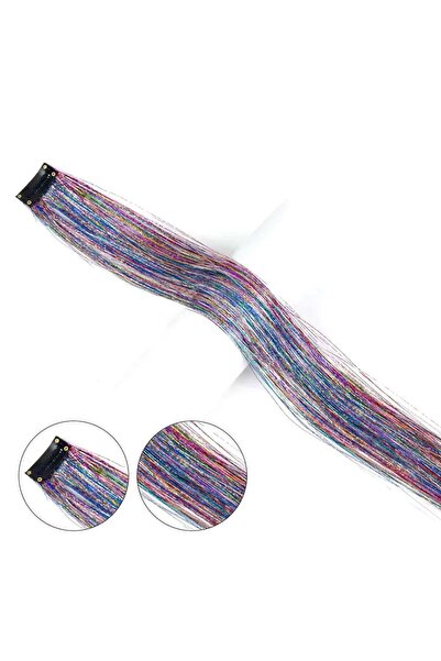 Nurdan Trend Peruk Klipsli Hair Tinsel Saç Simi - HTK03