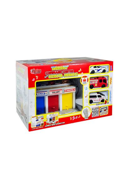 FEN TOYS مرآب الإسعافات الأولية الموسيقي المضاء اللاسلكي، سيارة الإسعاف، الشرطة، سيارات الإطفاء