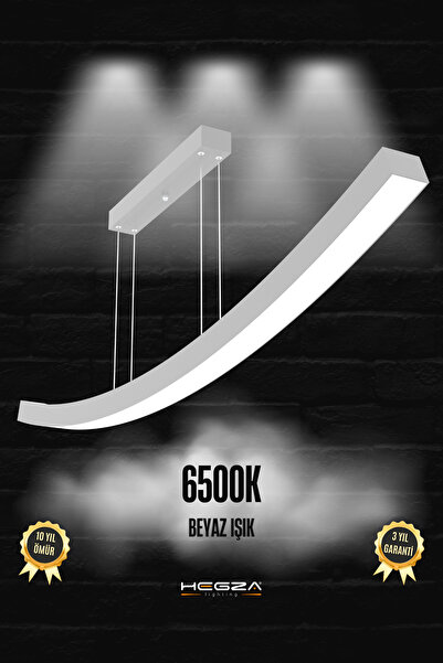Hegza Lighting FRECCIA ( Gri Kasa, Beyaz Işık ) Ledli Modern Sarkıt Led Avize...