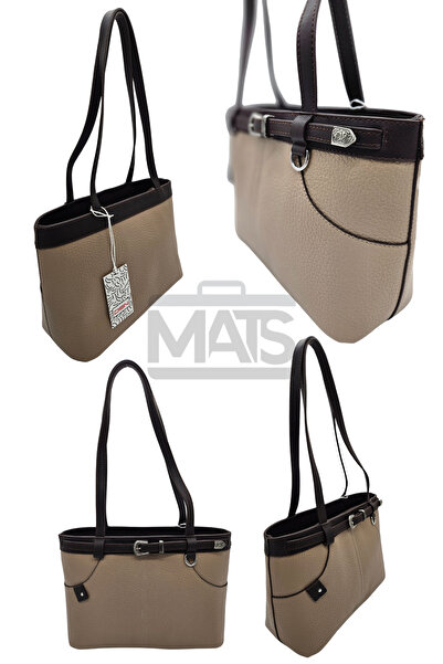 DSN Кемер Детальна сумочка з темно-коричневої норки на руці та плечі