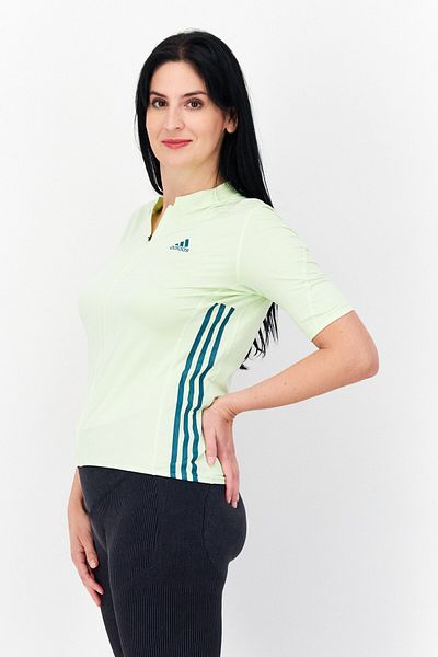 adidas Women Sportswear Fit Brand Logo Training Jersey, Green
