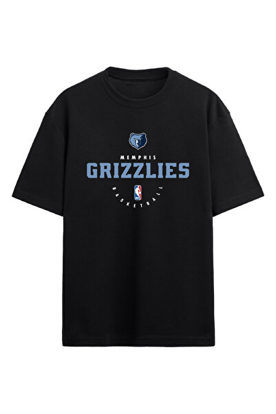 BA Sportswear Memphis Basketbol Siyah Oversize T-shirt