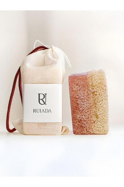 RUIADA 100% Natural Pumpkin Fiber Collagen Soap 130 Gr. (Hand Made)