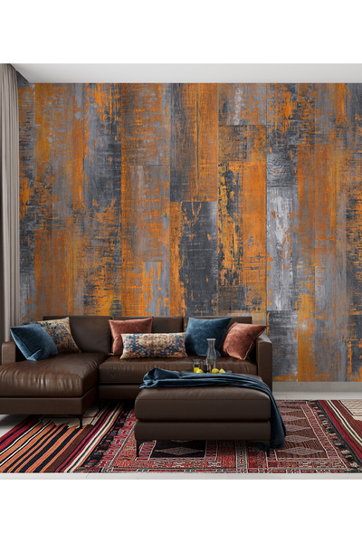 dreamwall Eskitme Ahşap Desenli Isı Ve Ses Yalıtımlı Sağlıklı Tekstil Duvar Kağıdı