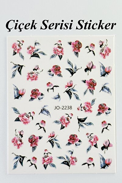 Easy Beauty Kendinden Yapışkanlı Tırnak Sticker, Tırnak Süsleme, Nail Art Sti...