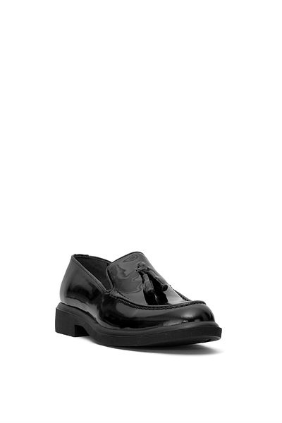 Ayakkabı Fuarı Elite Slgvf010R - Men's Black Patent Leather Genuine Leather Classic Shoes