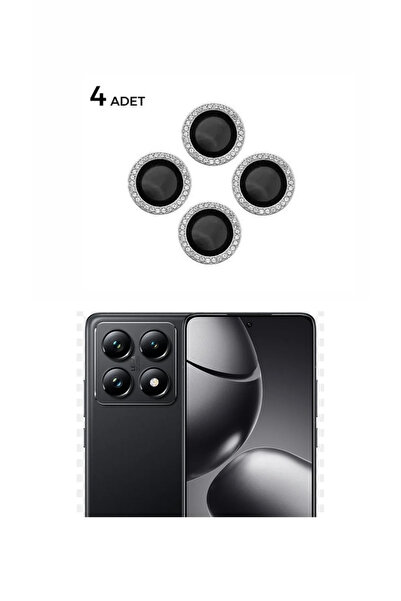 SOLİD CASE For Poco X6 Pro 5g Camera Protection Colorful Lens Protector Tempered Glass Protection