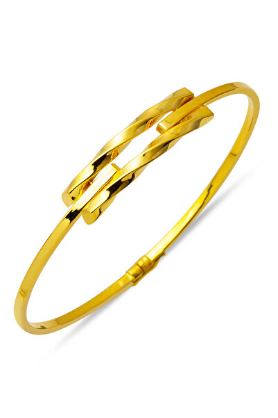 Bilezikci Burmalı Spor Kaburga 14 Ayar Bilezik