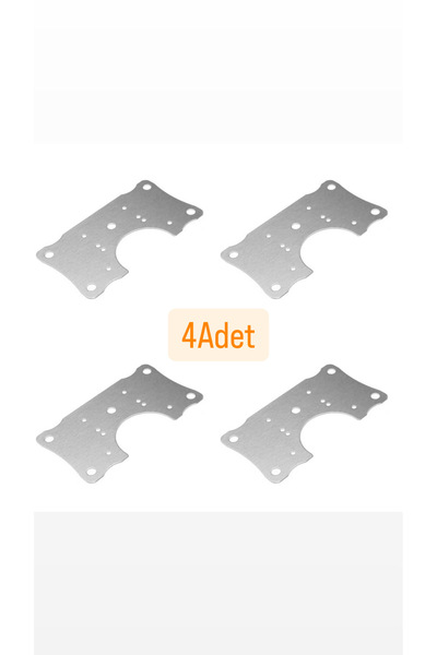 SYM Dolap Menteşe Tamir Sacı 4 Adet + Montaj Vidaları