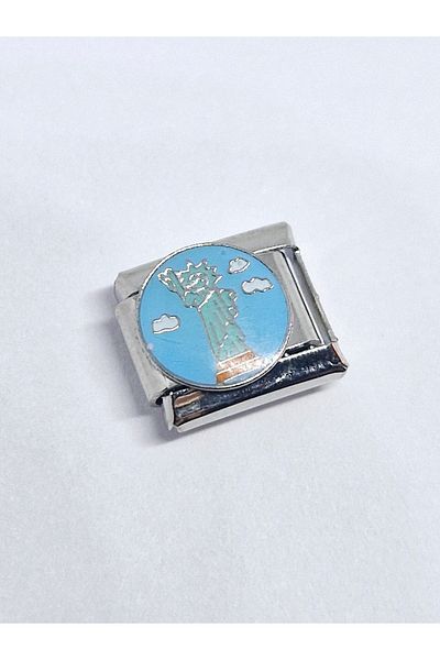 RoseCo00 Italian Steel Bracelet Charm