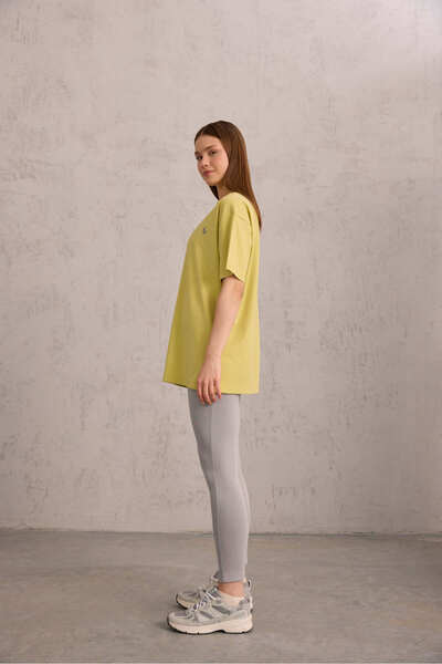 Laina طاقم الرقبة تي شيرت