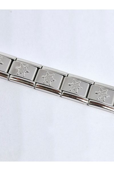 RoseCo00 Italian Steel Bracelet Charm