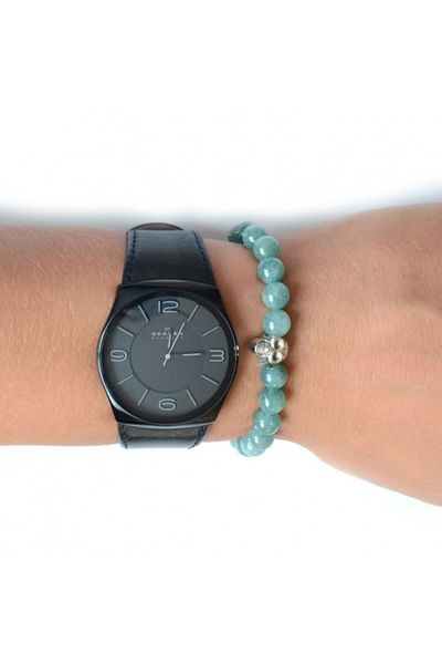 ForWhat Turquoise Watch Side Jewelry for Elegant Woman