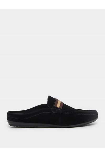 Styli Striped Slip On Loafers