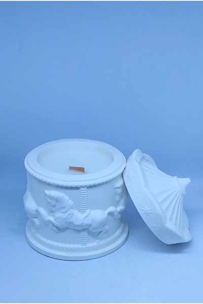 Porta blu Atlı Karınca Mum Mumluk Dekor Mum Yeni Yıl , Yılbaşı Hediyesi