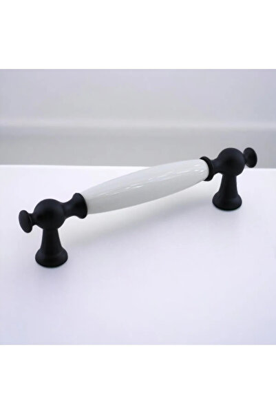 NUBLADO Barnas Porcelain Handle 96 mm Furniture Drawer Kitchen Cabinet Cupboard Door Handles Kulb Handle Black.