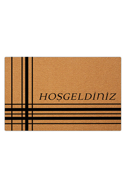 Pratixstore Mind Hoşgeldiniz Tasarımlı Kapı Önü Paspası - Şık, Dayanıklı ve Kaymaz Dış Kapı Paspası