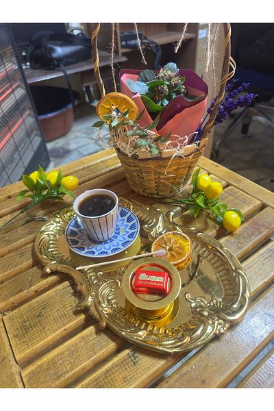 MGEStore Gold Color Processing Patterned Gold Presentation Tray 1 Piece