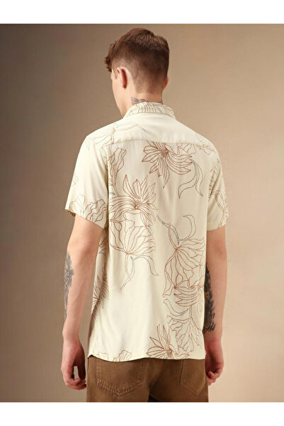 Dennis Lingo By Styli Printed Relaxed Fit Cuban Collar Shirt