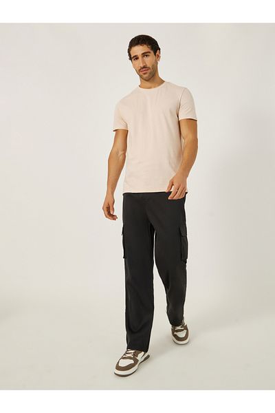 Styli Solid Round Neck Oversized T-Shirt