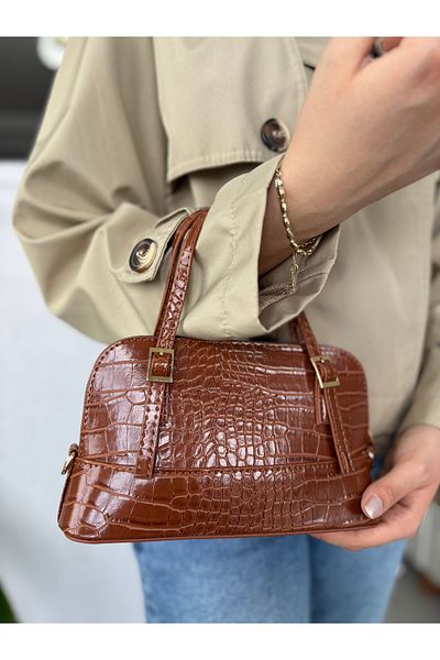 bagab Women's Taba Croco Patterned Bag