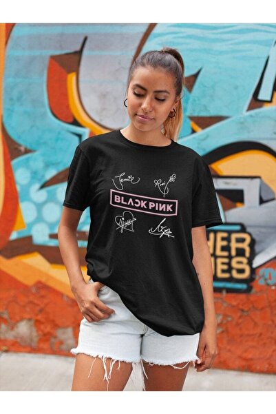 HOFFNUNG Μπλουζάκι Blackpink Signature oversized