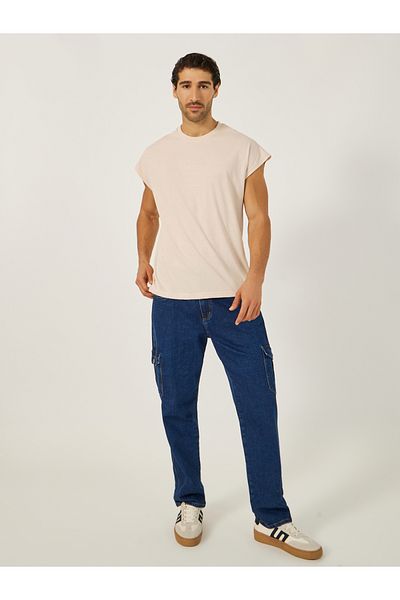 Styli Solid Round Neck Oversized T-Shirt