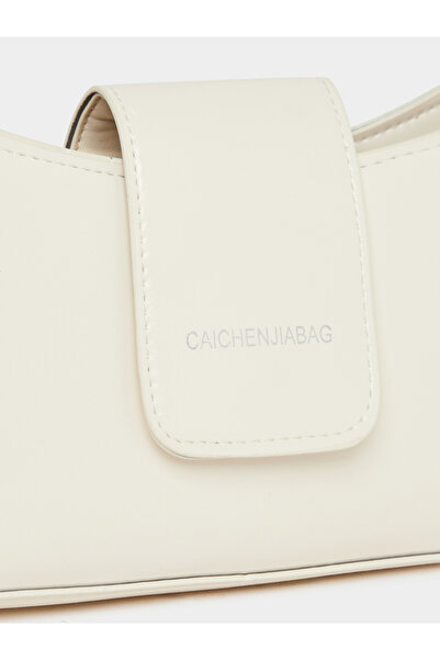 Styli Plain Baguette Bag with Detachable Strap