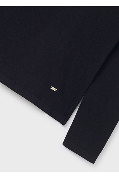 MAYORAL Girl's Black Turtleneck Knitted