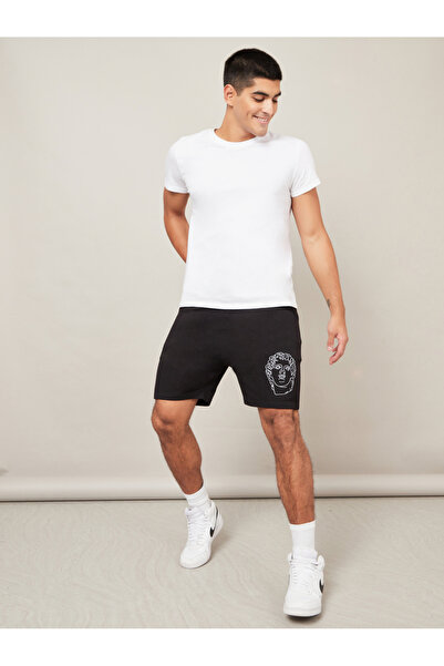 Styli Placement Logo Regular Fit Shorts