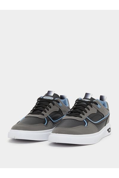 Styli Color Block Platform Sole Lace Up Sneakers