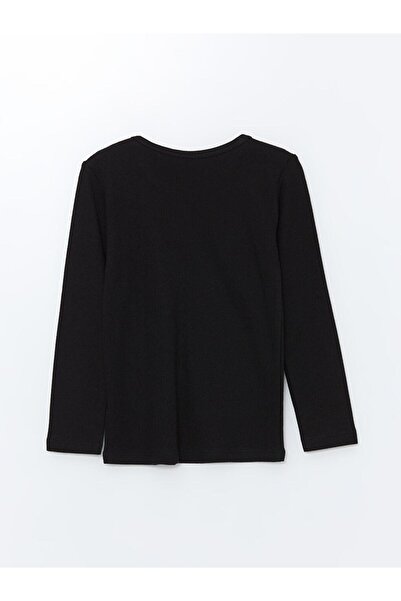 LC Waikiki Bisiklet Yaka Uzun Kollu Kız Çocuk Fanila