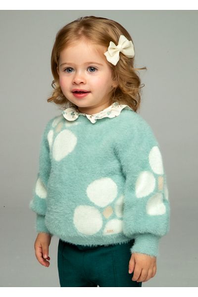 MAYORAL Green Baby Girl Sweater - 02321 019