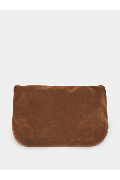 Styli Flap Front Crossbody Bag with Patch Detail