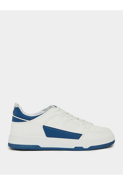 Styli Color Block Low Top Lace Up Sneakers