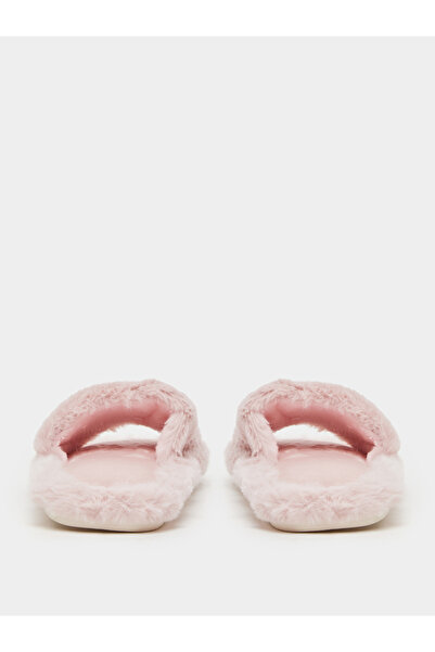 Take Two By Styli Embellished Heart Slip-On Bedroom Slippers