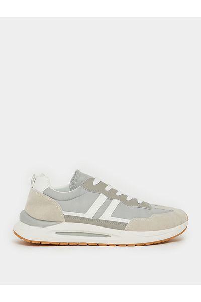 Styli Color Block Lightweight Lace Up Sneakers